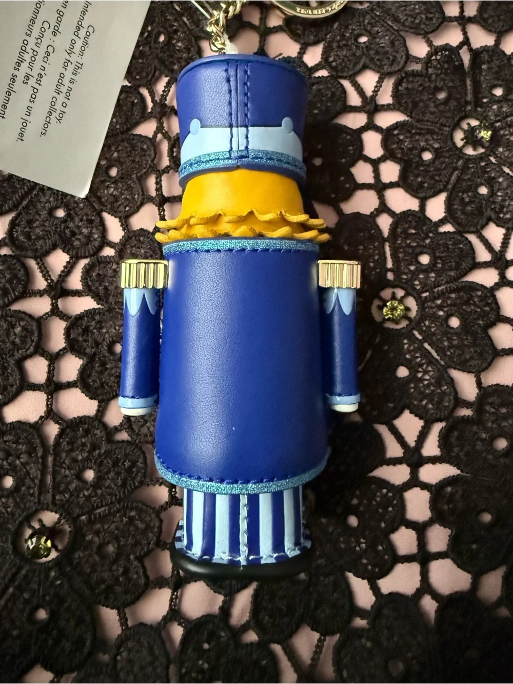 NWT Kate Spade Oh What Fun 3D Nutcracker Key Chain